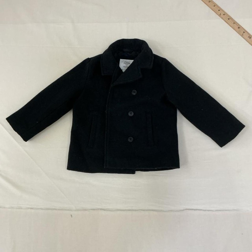 Classic black peacoat by Amazon Essentials x Sofia Grainge